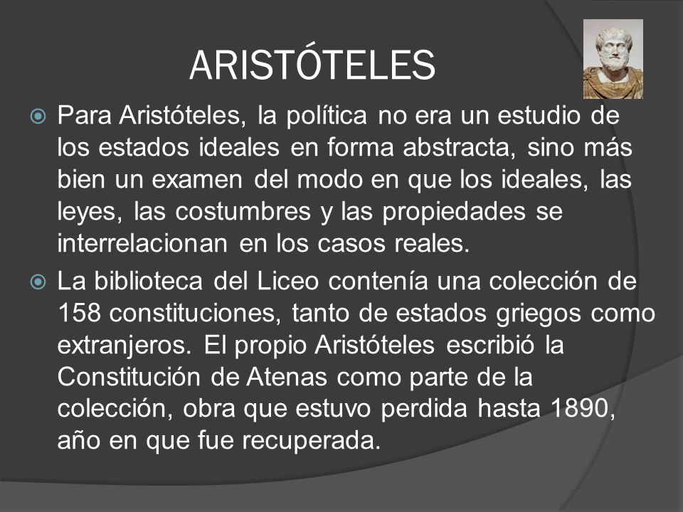 ARISTÓTELES