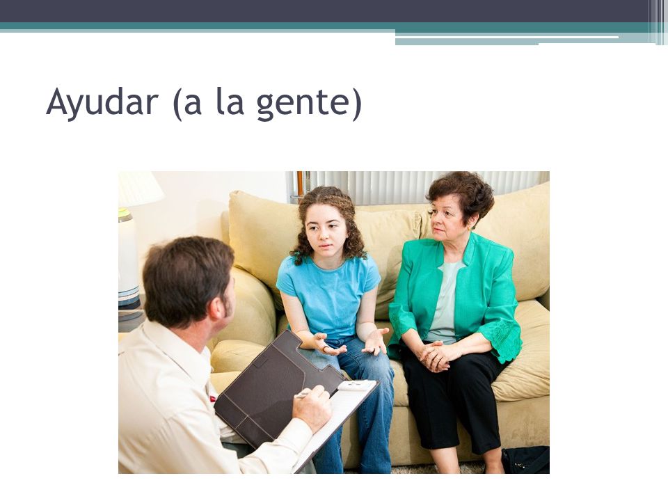 Ayudar (a la gente)