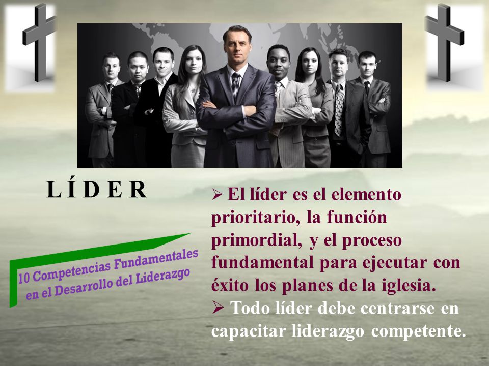 L Í D E R Todo líder debe centrarse en capacitar liderazgo competente.