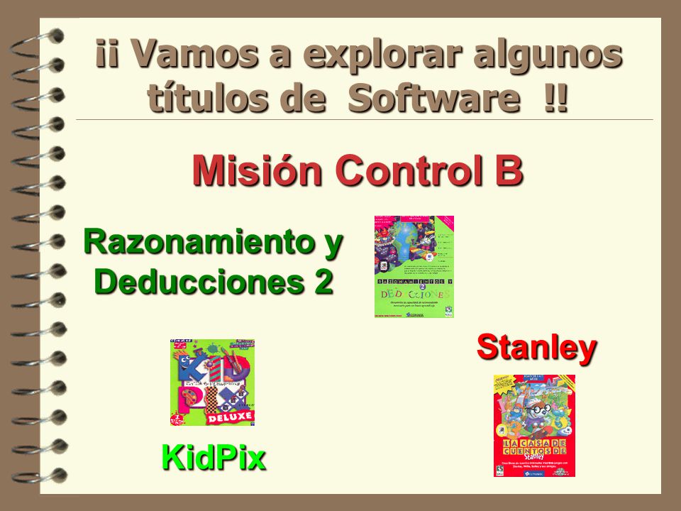 Misión Control B ¡¡ Vamos a explorar algunos títulos de Software !!