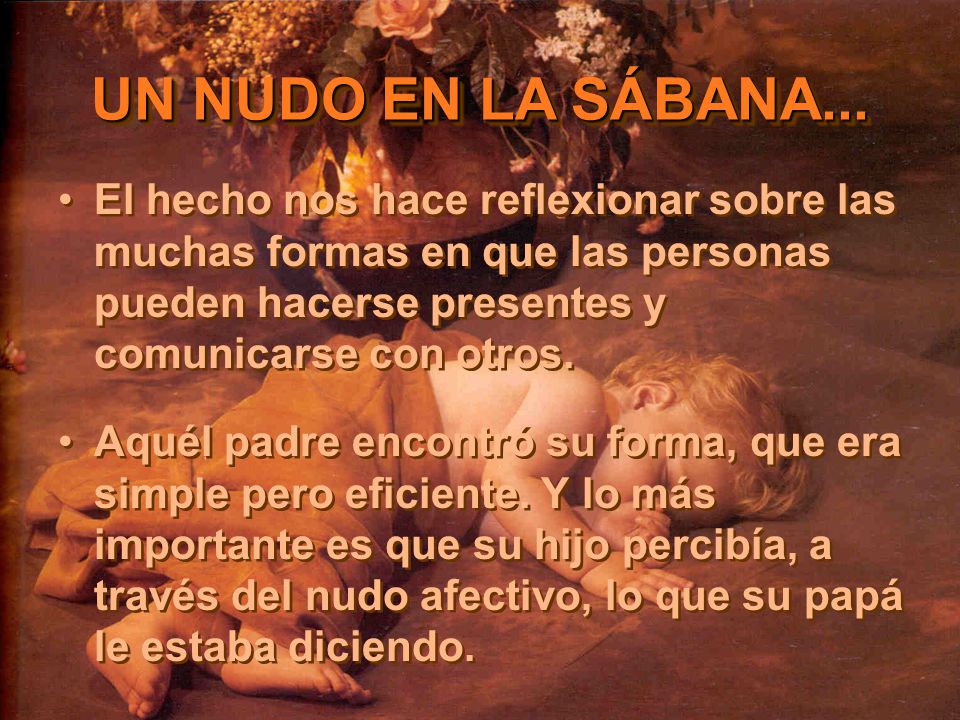 El hecho nos hace reflexionar sobre las muchas formas en que las personas pueden hacerse presentes y comunicarse con otros.