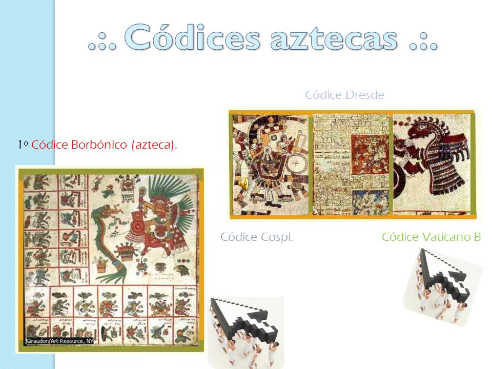 .:. Códices aztecas .:. Códice Dresde 1º Códice Borbónico (azteca).