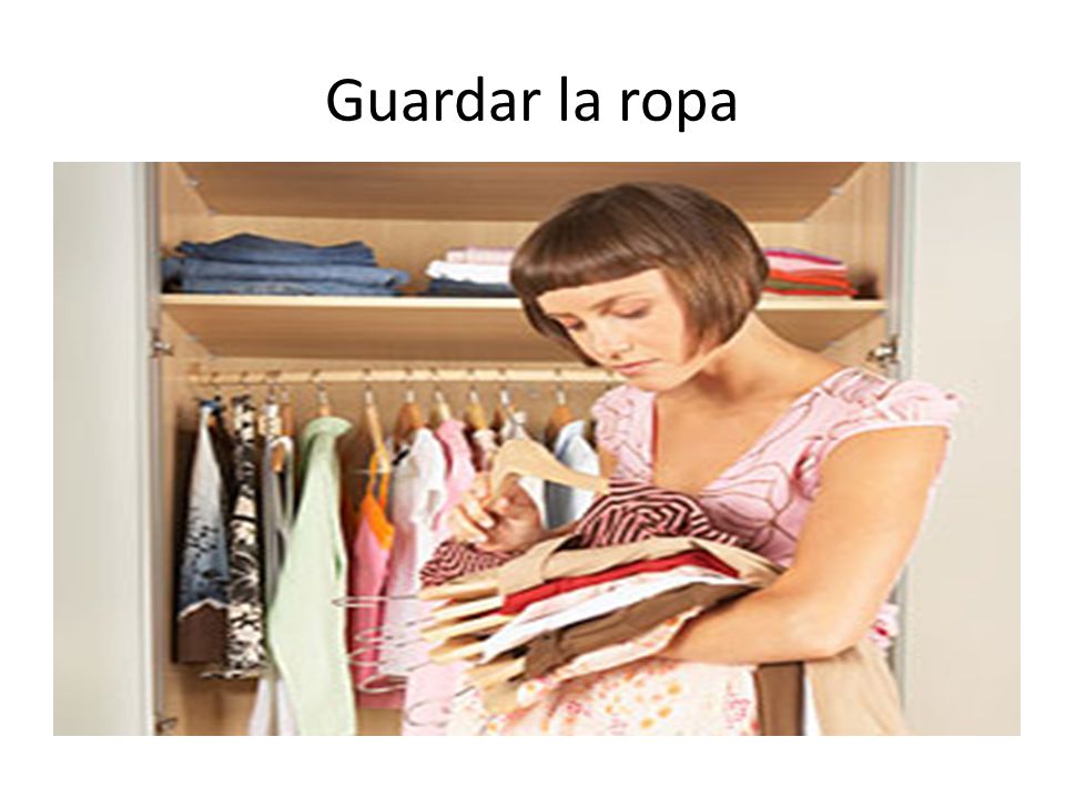 Guardar la ropa