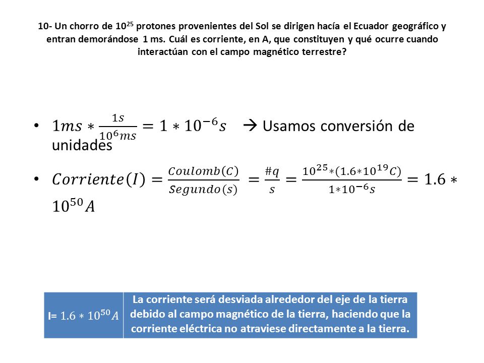 1𝑚𝑠∗ 1𝑠 10 6 𝑚𝑠 =1∗ 10 −6 𝑠  Usamos conversión de unidades