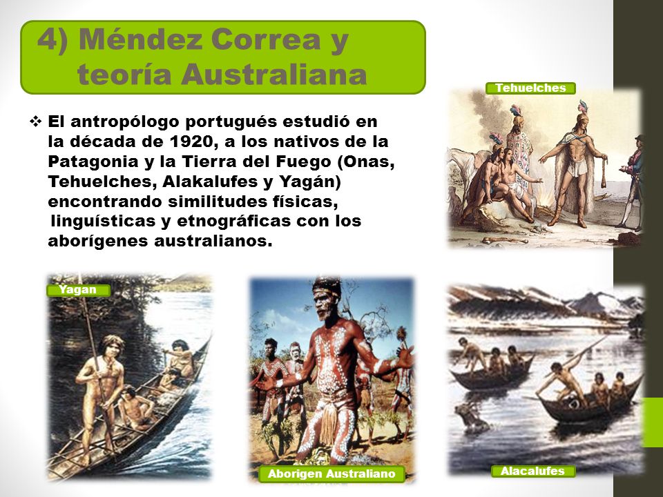 4) Méndez Correa y teoría Australiana