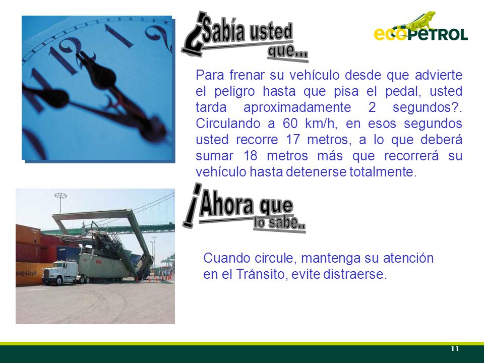 ¿ Sabía usted que... ¡ Ahora que lo sabe..