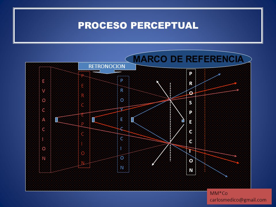 PROCESO PERCEPTUAL MARCO DE REFERENCIA RETRONOCION E P P R V E P O O R