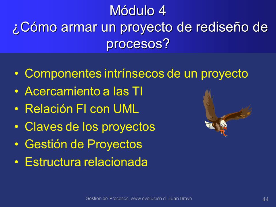 Módulo 4 ¿Cómo armar un proyecto de rediseño de procesos