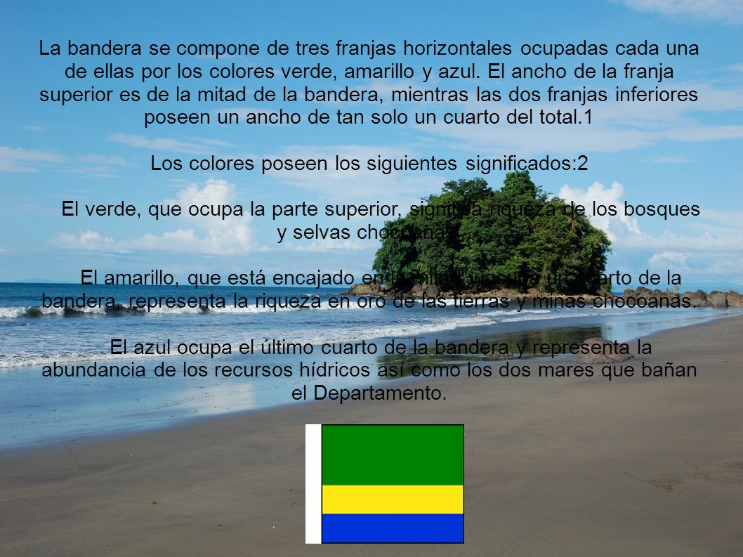 Los colores poseen los siguientes significados:2