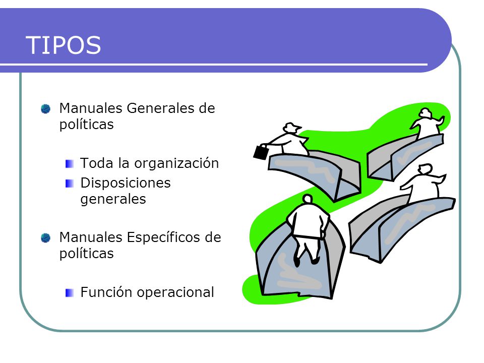 TIPOS Manuales Generales de políticas Toda la organización