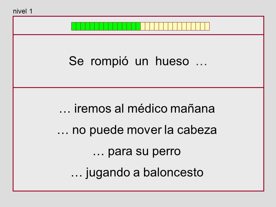 … iremos al médico mañana … no puede mover la cabeza … para su perro