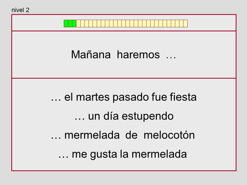 … el martes pasado fue fiesta … un día estupendo