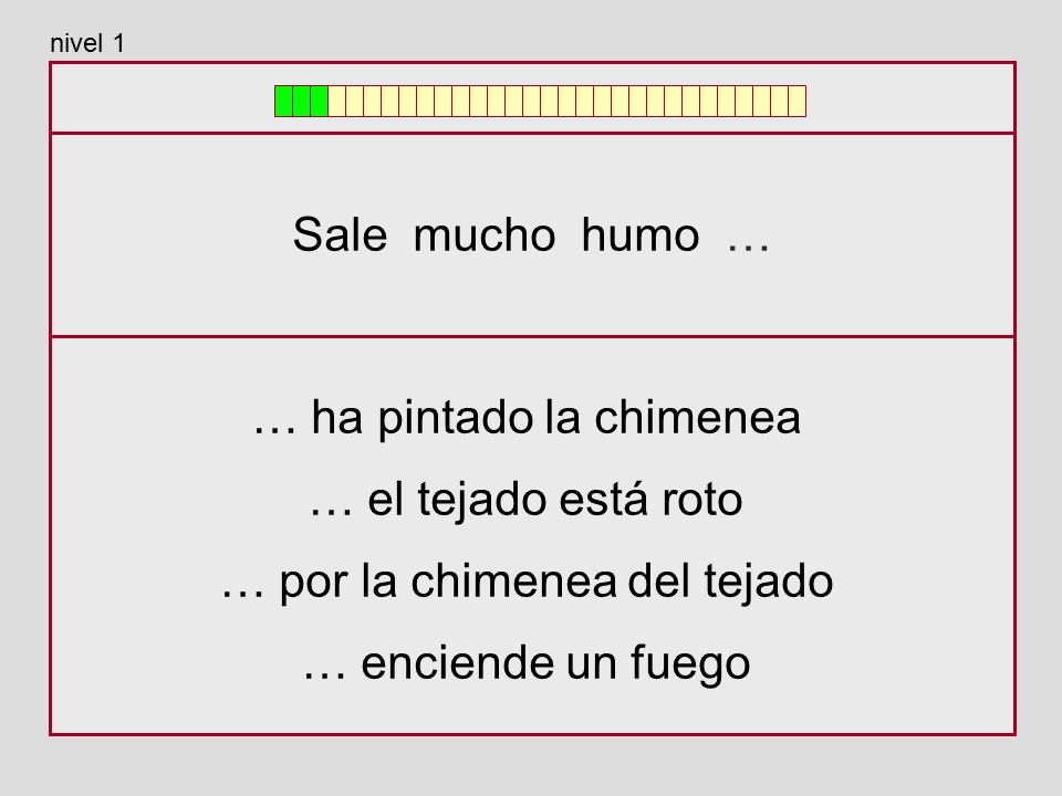… ha pintado la chimenea … el tejado está roto