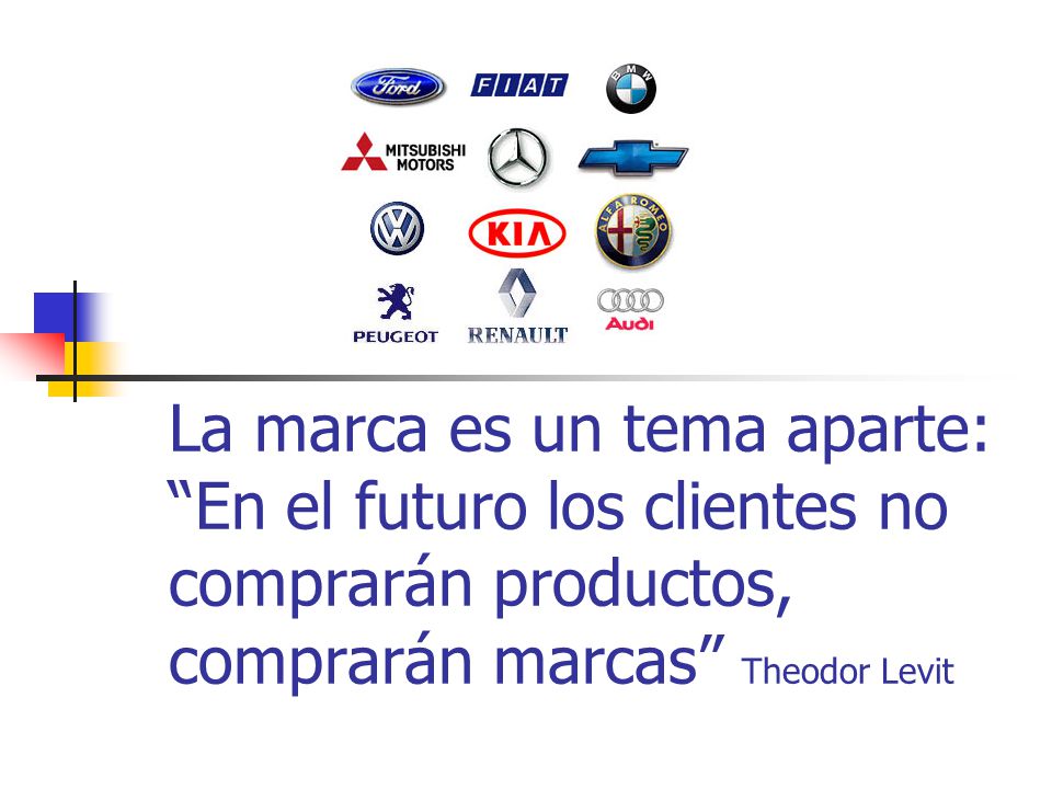 La marca es un tema aparte: En el futuro los clientes no comprarán productos, comprarán marcas Theodor Levit