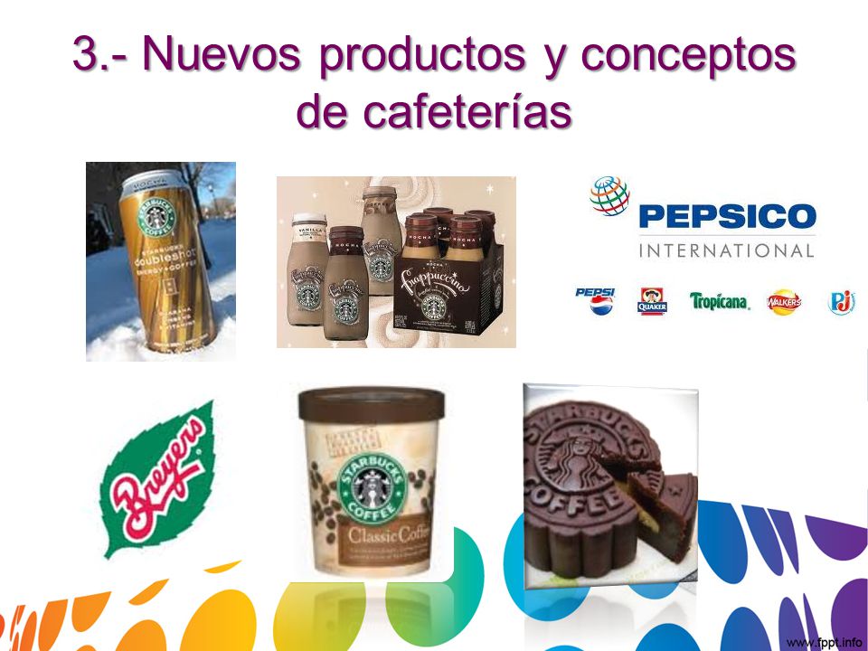 3.- Nuevos productos y conceptos de cafeterías