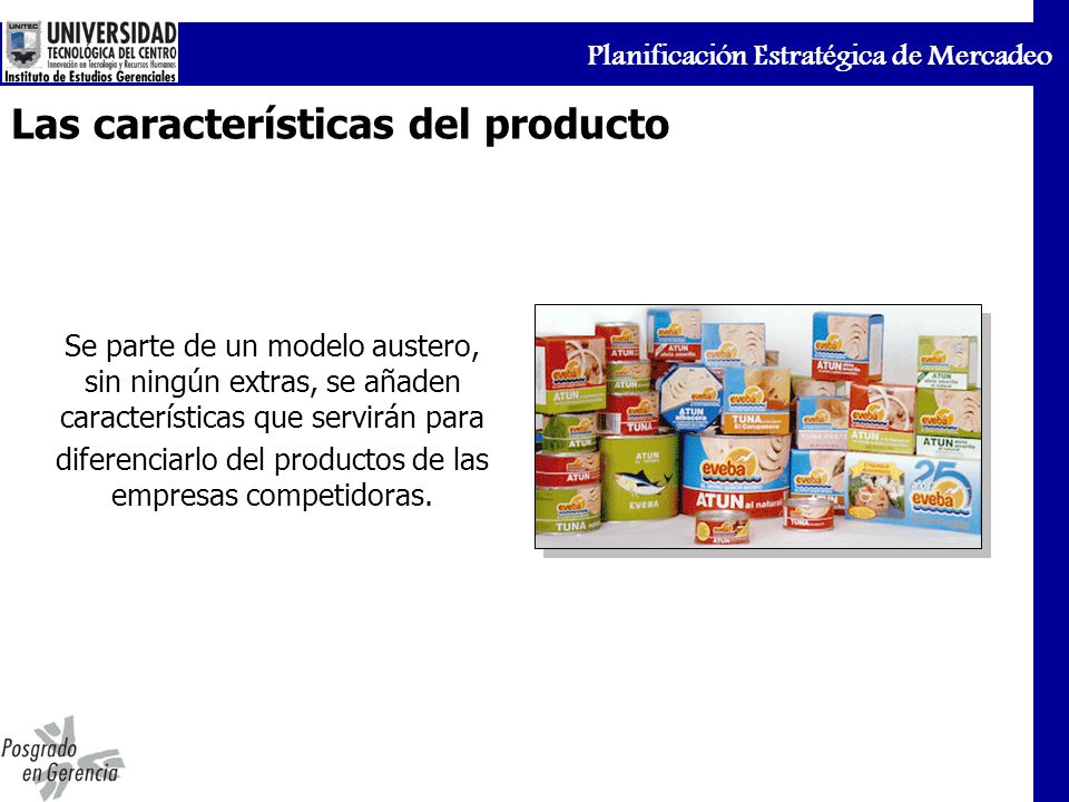 diferenciarlo del productos de las empresas competidoras.