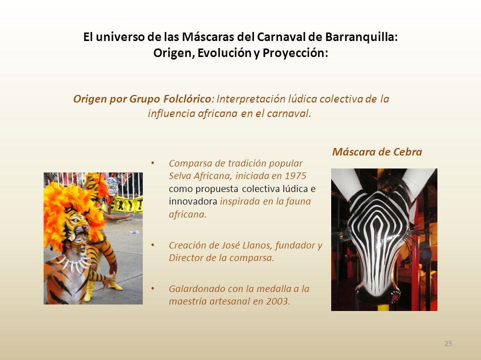 El universo de las Máscaras del Carnaval de Barranquilla: Origen, Evolución y Proyección: