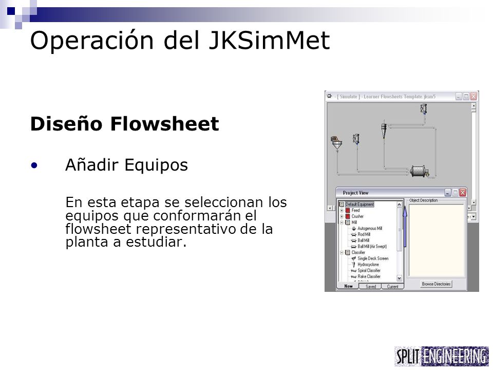 Operación del JKSimMet
