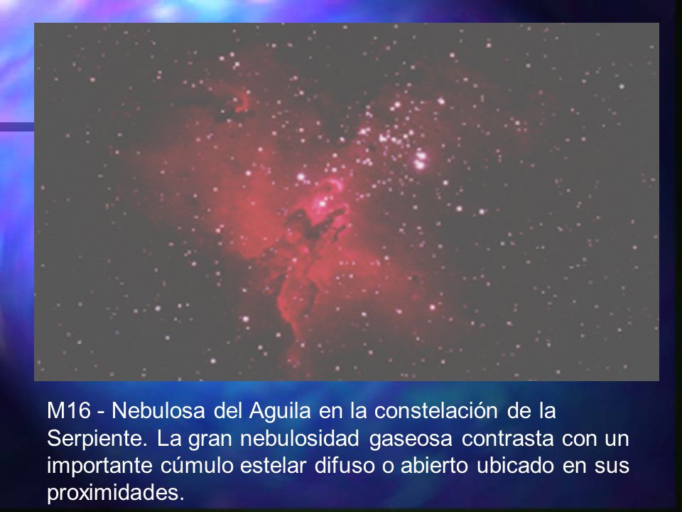 M16 - Nebulosa del Aguila en la constelación de la Serpiente