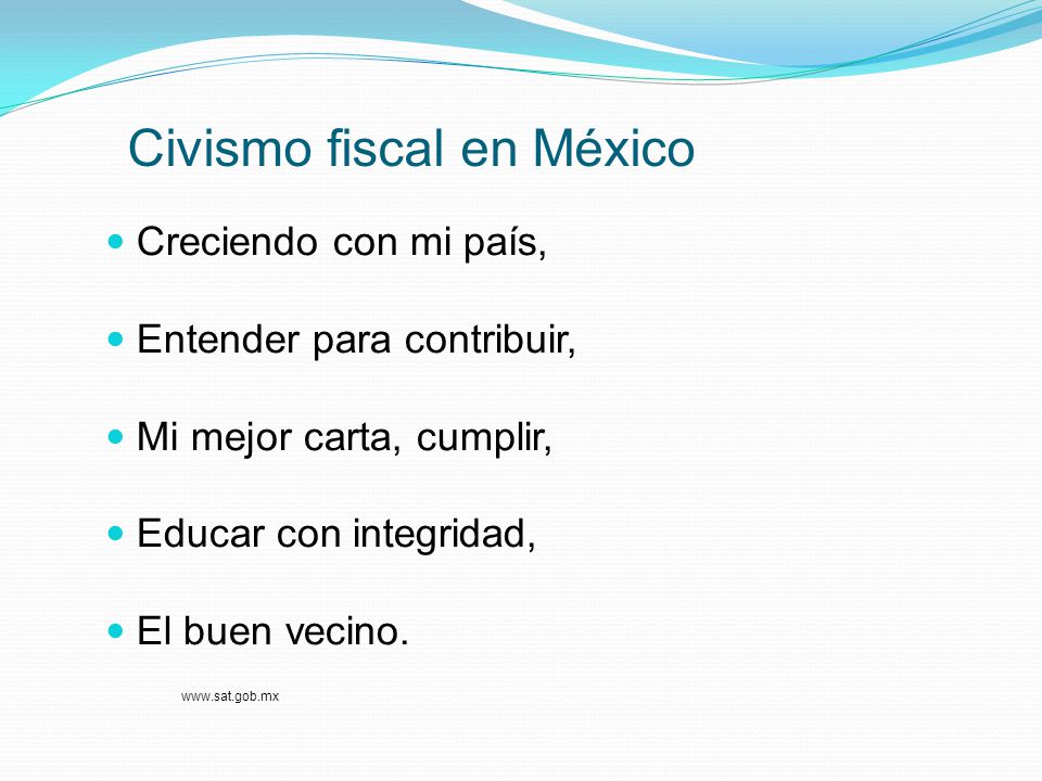 Civismo fiscal en México