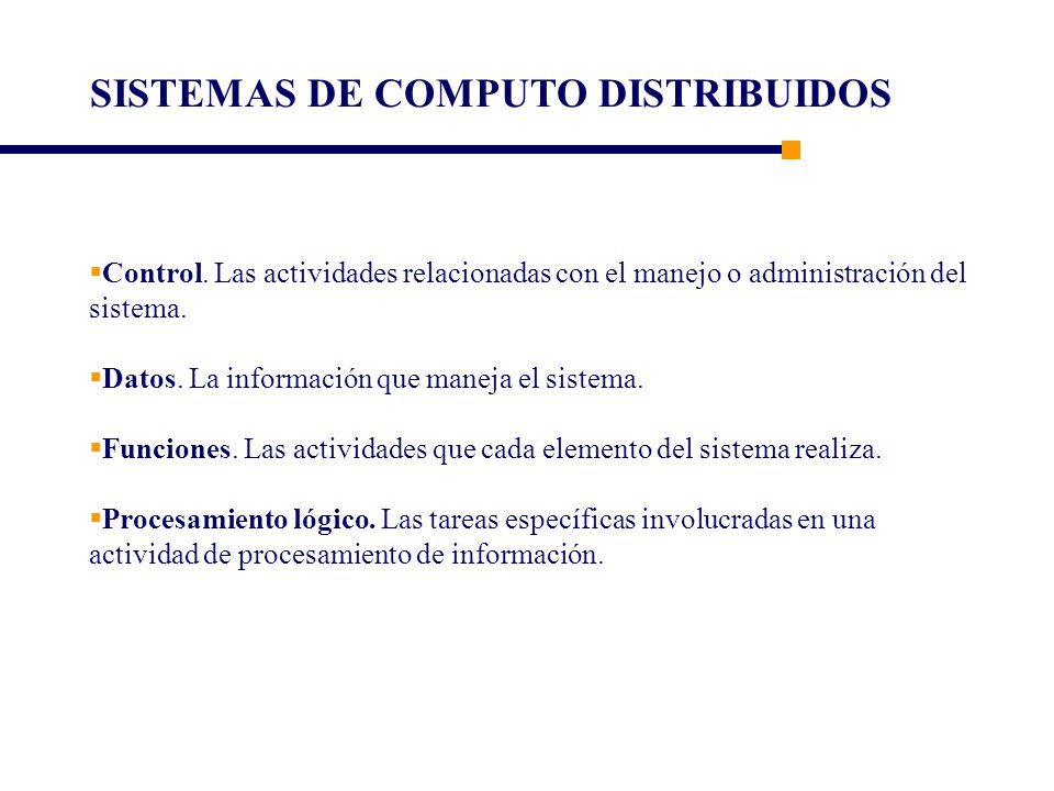 SISTEMAS DE COMPUTO DISTRIBUIDOS