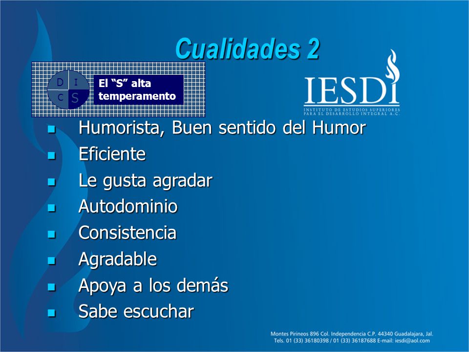 Cualidades 2 Humorista, Buen sentido del Humor Eficiente
