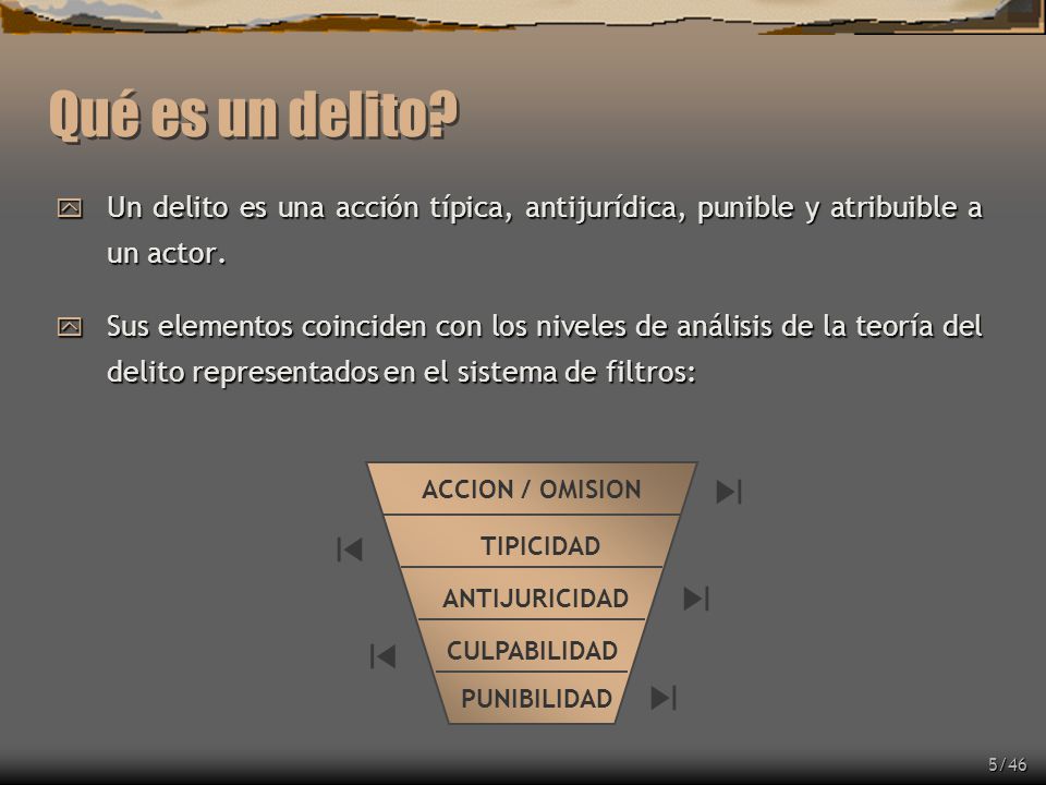 Qué es un delito Un delito es una acción típica, antijurídica, punible y atribuible a un actor.