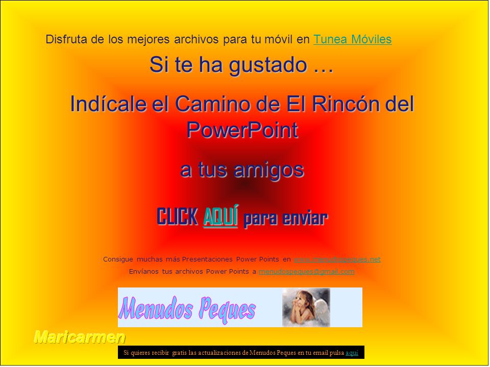 Indícale el Camino de El Rincón del PowerPoint a tus amigos