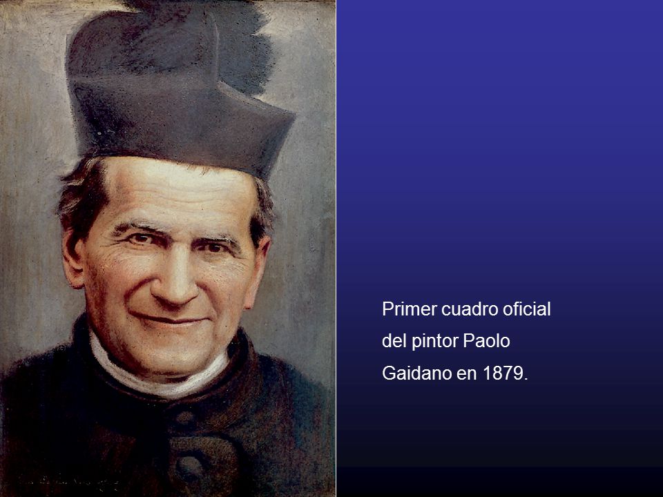 Primer cuadro oficial del pintor Paolo Gaidano en 1879.