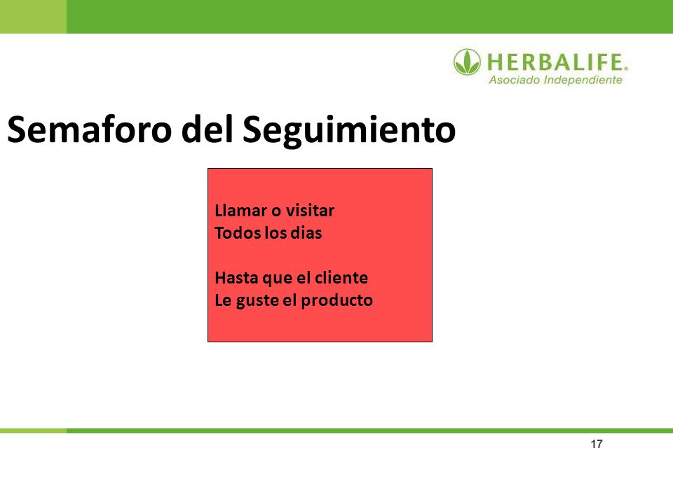 Semaforo del Seguimiento