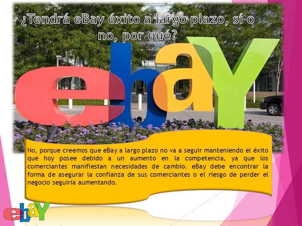 ¿Tendrá eBay éxito a largo plazo, sí o no, por qué