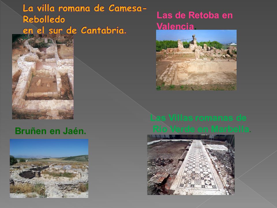 La villa romana de Camesa-Rebolledo en el sur de Cantabria.