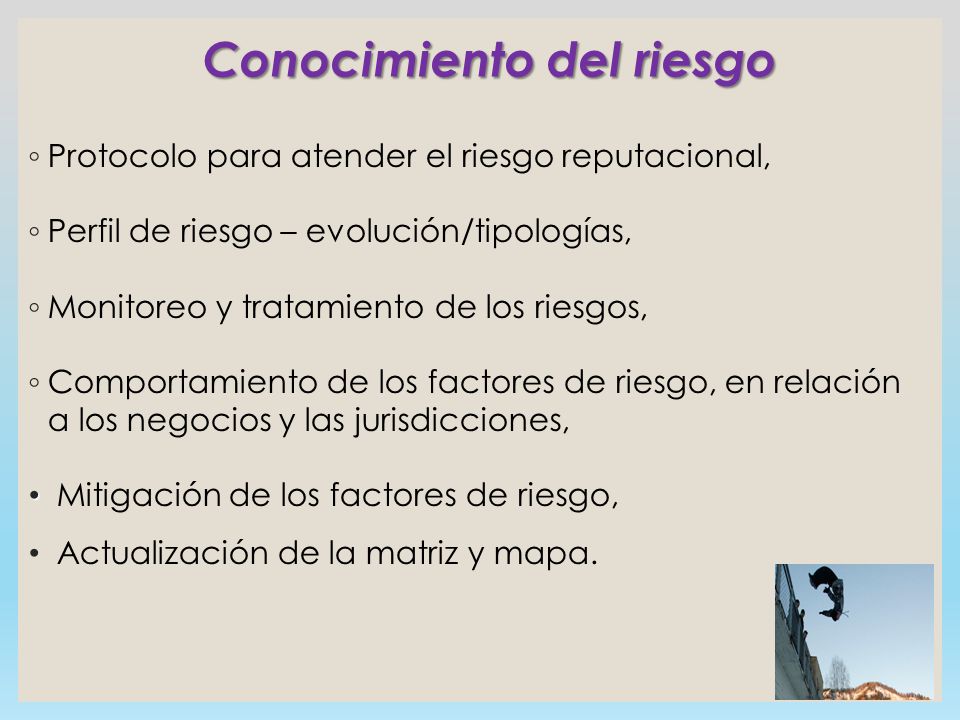 Conocimiento del riesgo