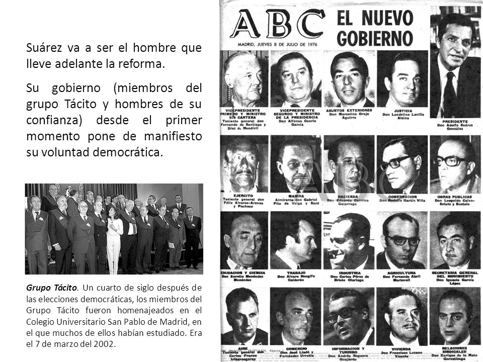 Suárez va a ser el hombre que lleve adelante la reforma.