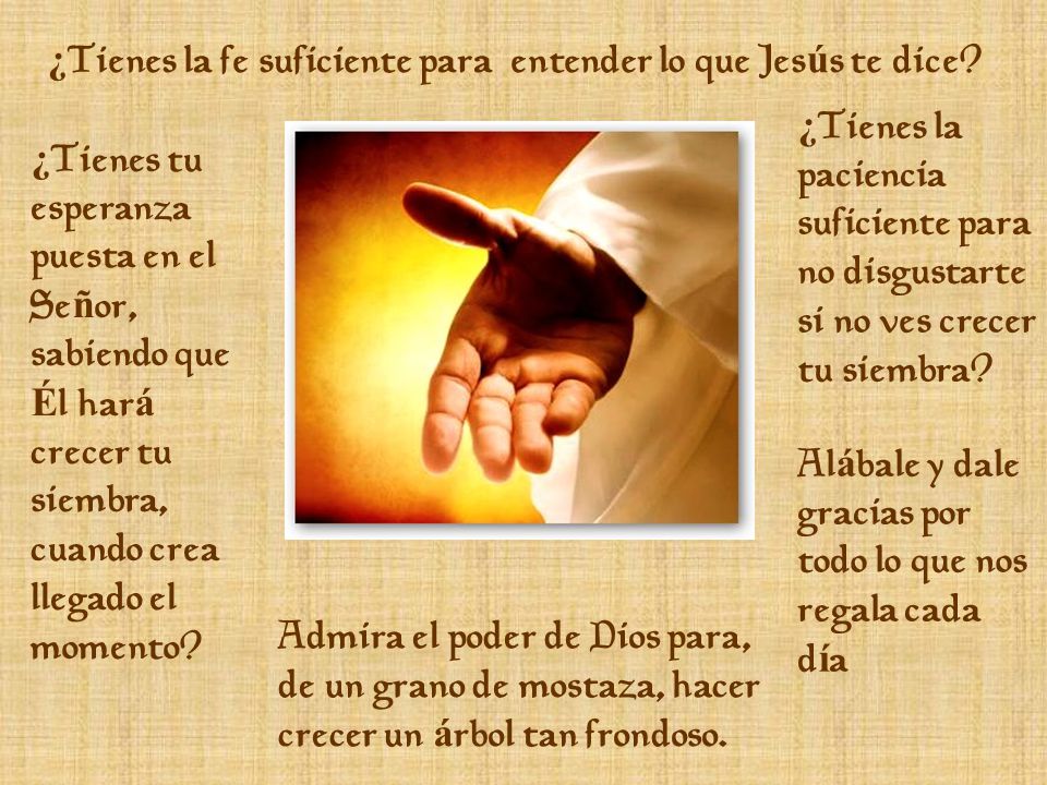 ¿Tienes la fe suficiente para entender lo que Jesús te dice