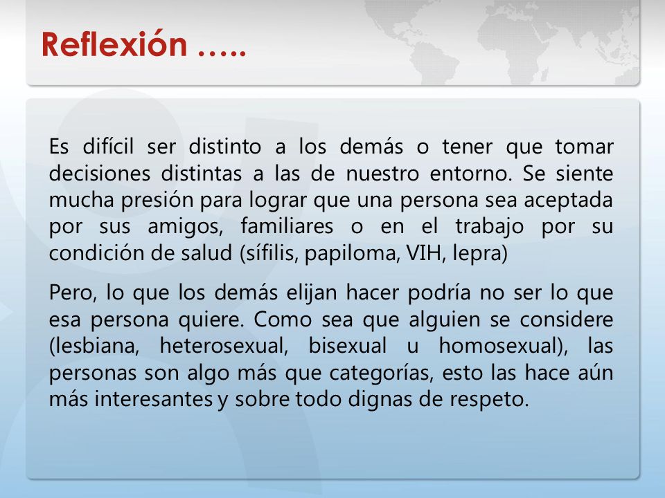 Reflexión …..