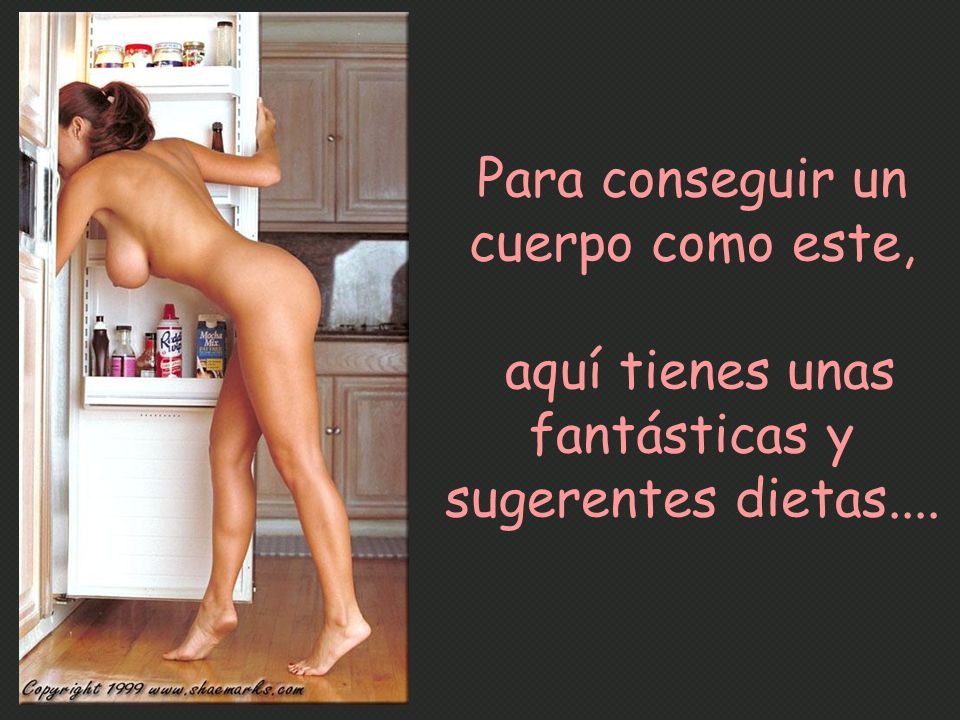 Para conseguir un cuerpo como este, aquí tienes unas fantásticas y sugerentes dietas....