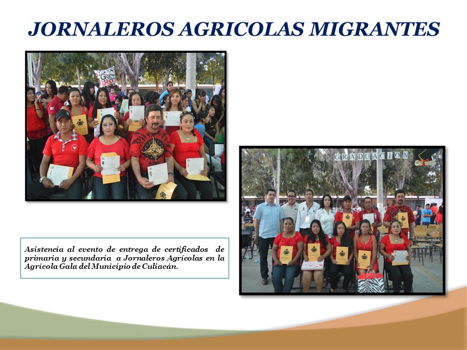 JORNALEROS AGRICOLAS MIGRANTES