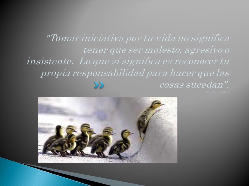 Tomar iniciativa por tu vida no significa tener que ser molesto, agresivo o insistente.