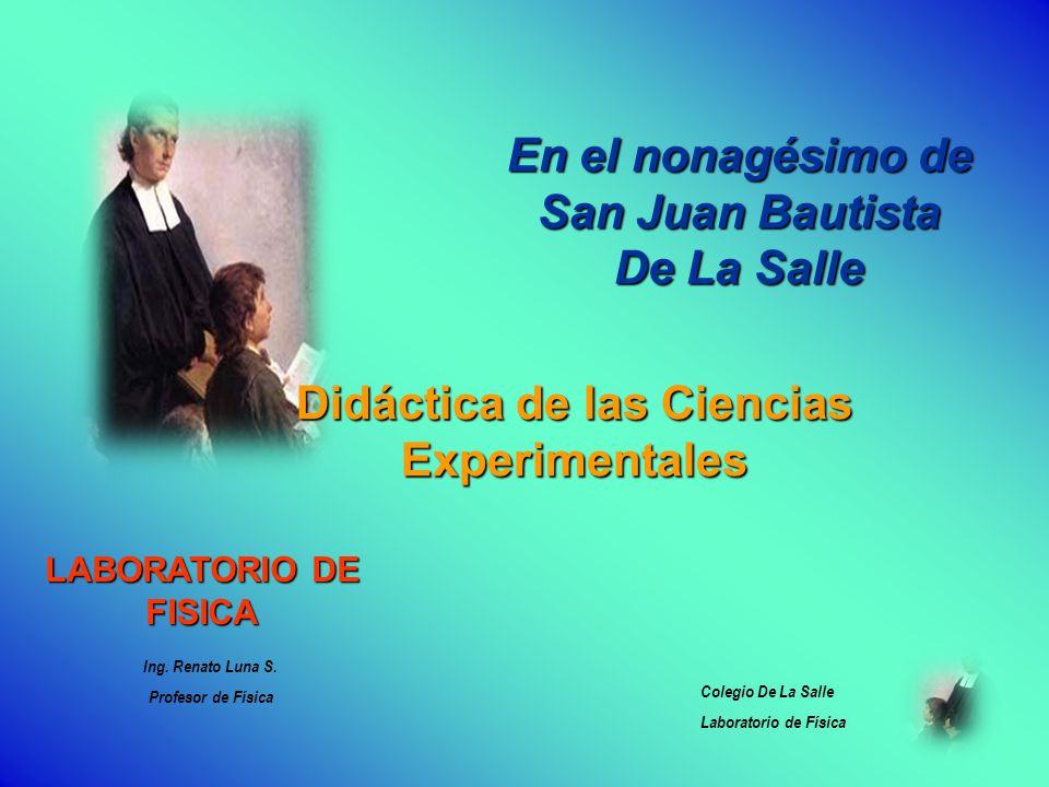 En el nonagésimo de San Juan Bautista De La Salle