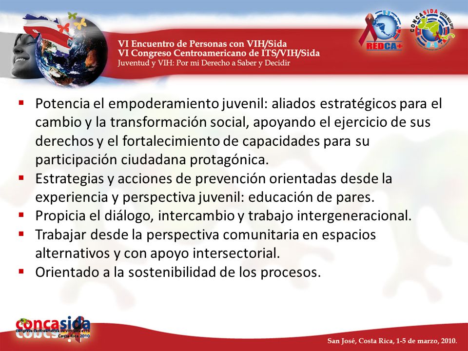 Potencia el empoderamiento juvenil: aliados estratégicos para el cambio y la transformación social, apoyando el ejercicio de sus derechos y el fortalecimiento de capacidades para su participación ciudadana protagónica.