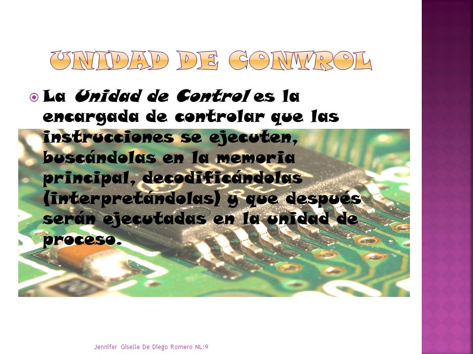 Unidad de control