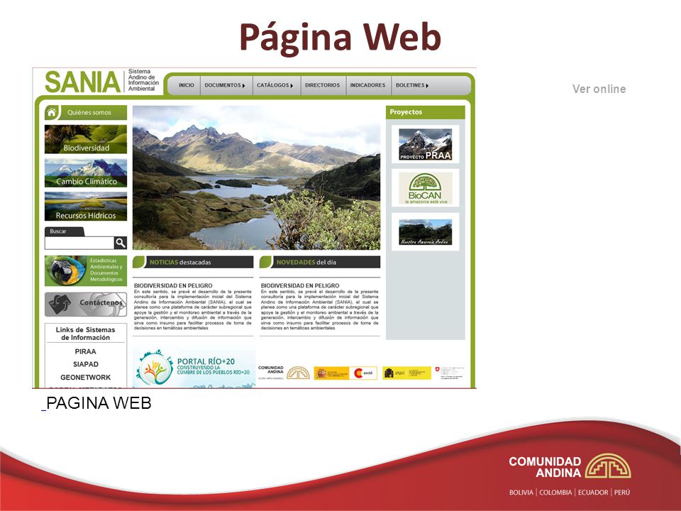 Página Web Ver online PAGINA WEB
