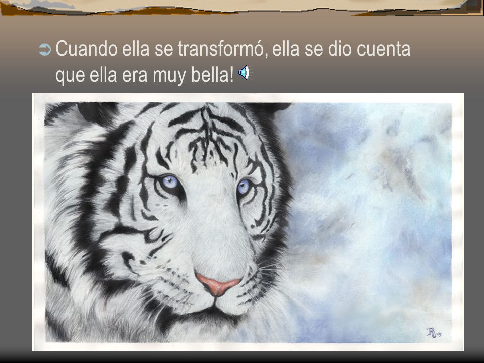 Cuando ella se transformó, ella se dio cuenta que ella era muy bella!
