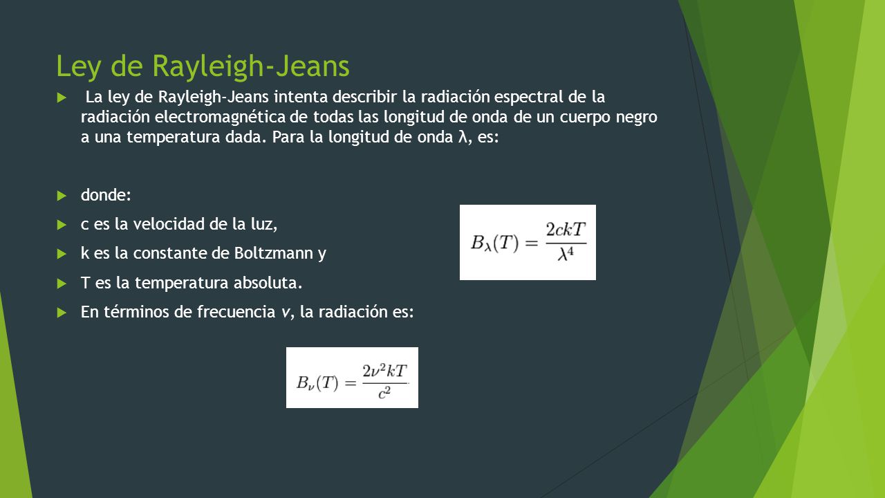Ley de Rayleigh-Jeans