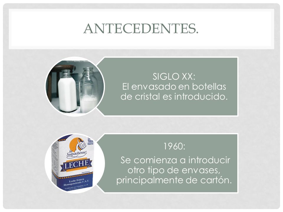SIGLO XX: El envasado en botellas de cristal es introducido.