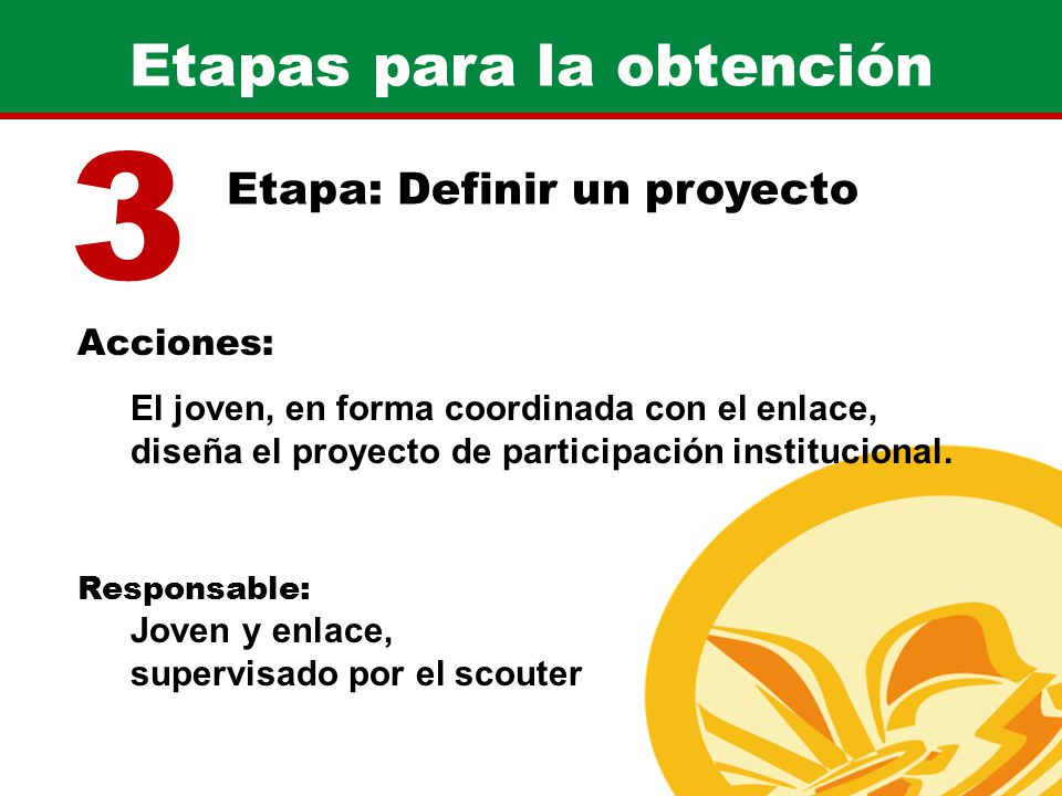 Etapas para la obtención