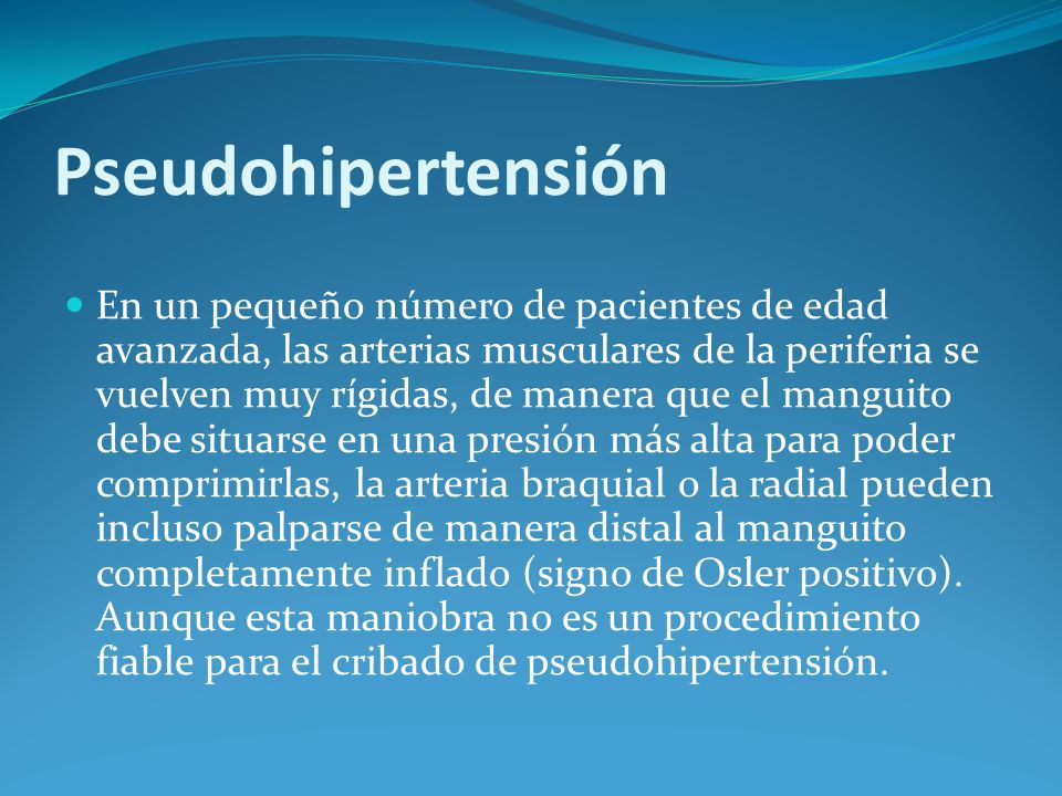 Pseudohipertensión
