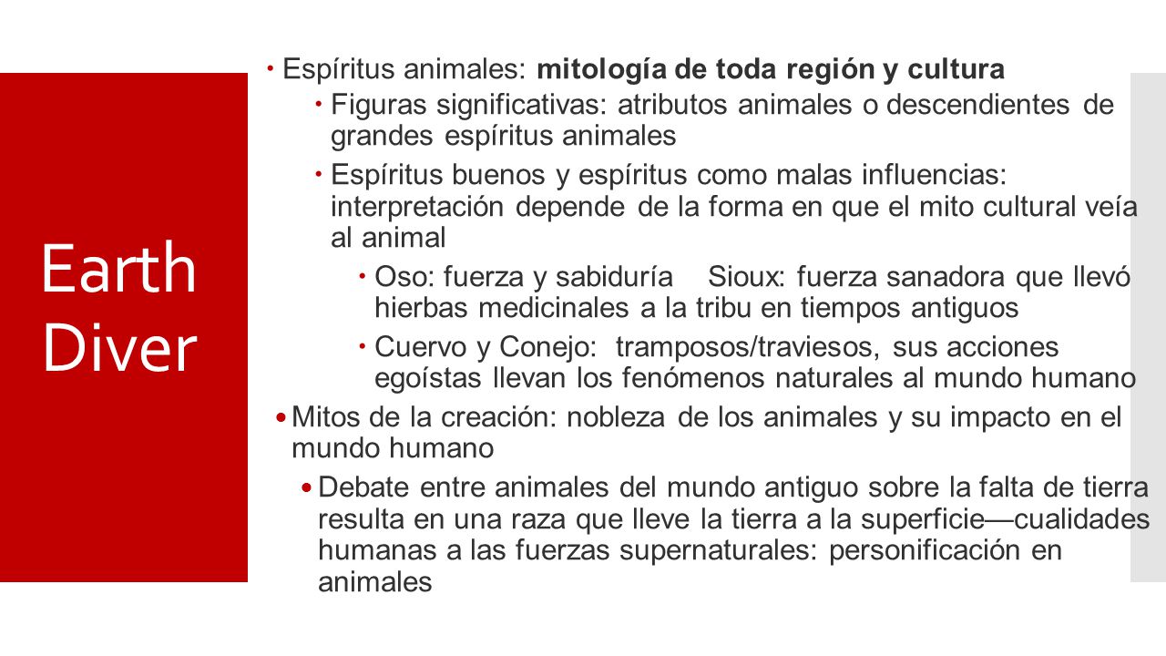Earth Diver Espíritus animales: mitología de toda región y cultura