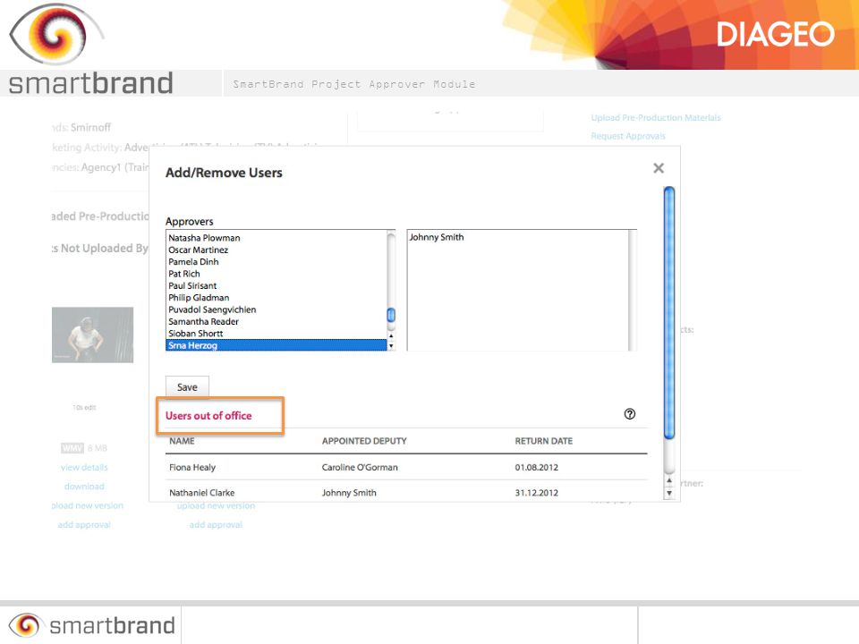 Scroll through the list to find the correct approver and double click to select. Always check the Out of Office area and add the appropriate deputy.
